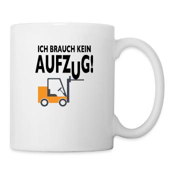Staplerfahrer Lagerist Gabelstaplerfahrer Stapler - Tasse - Weiß - Rechts