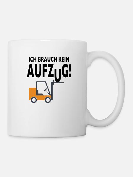 Staplerfahrer Lagerist Gabelstaplerfahrer Stapler - Tasse - Weiß
