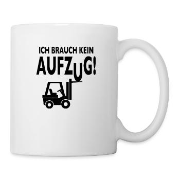 Staplerfahrer Lagerist Gabelstaplerfahrer Stapler - Tasse - Weiß - Rechts