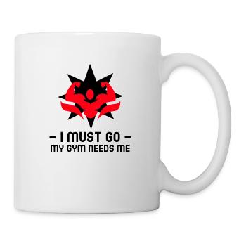 GYM red - Tasse - Weiß - Rechts