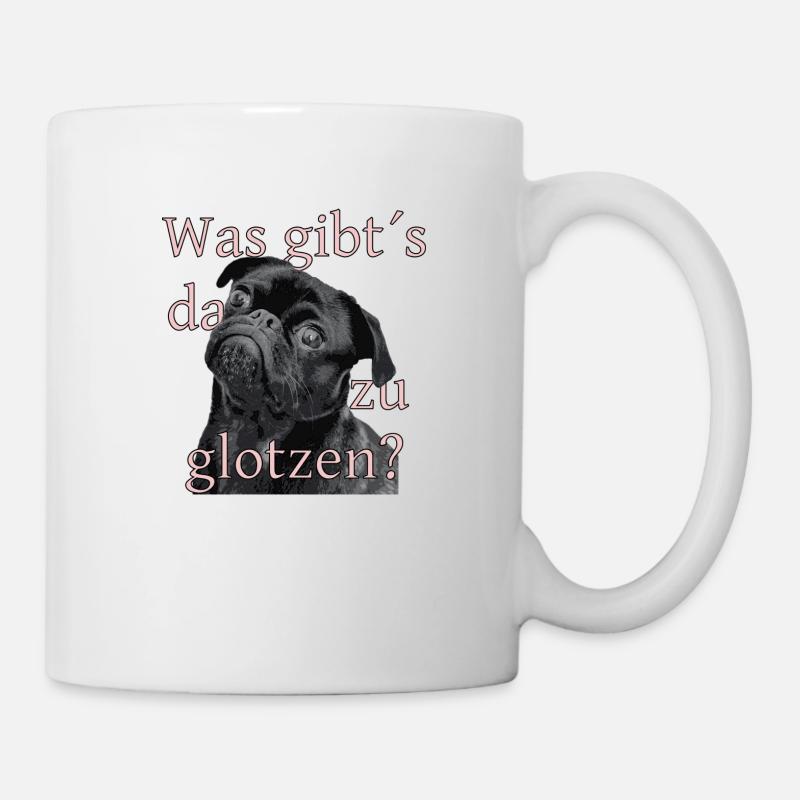 Was gibt´s da zu glotzen? - Tasse - Weiß