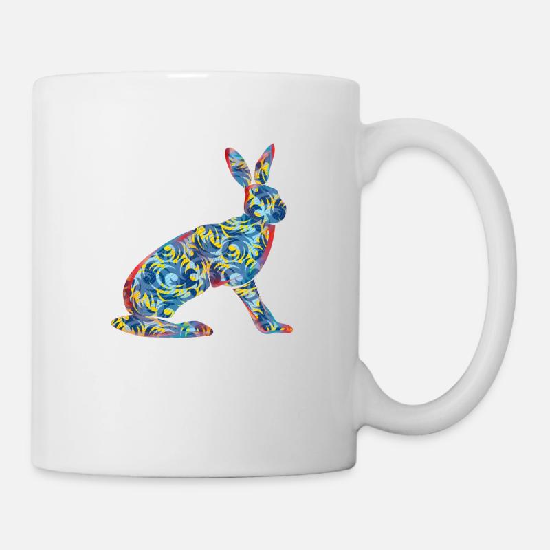 Lièvre - Mug blanc - blanc