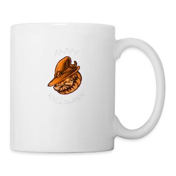 Happy Halloween Pumpkin - Tasse - Weiß - Rechts