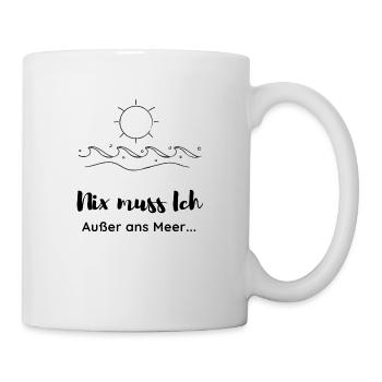 Meer - Tasse - Weiß - Rechts