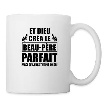 beau-père parfait / humour beau papa - Mug blanc - blanc - Droite