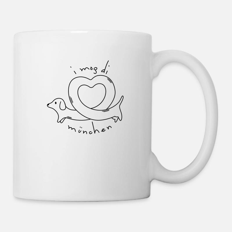 I mog di - black - Tasse - Weiß