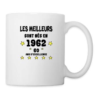 Anniversaire 60 ans - Mug blanc - blanc - Droite