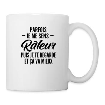 je me sens râleur / humour homme - Mug blanc - blanc - Droite