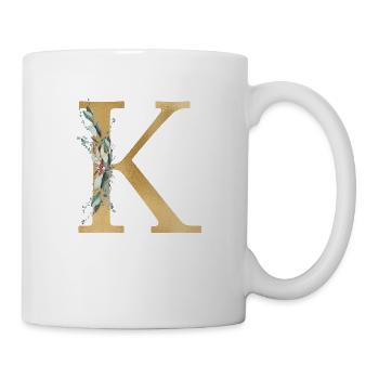 Monogramme AK personnalisable - Mug blanc - blanc - Droite