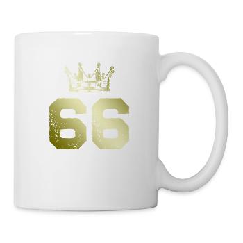 66 Couronne numérique - Mug blanc - blanc - Droite