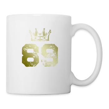 89 Number crown - Mug - white - Right