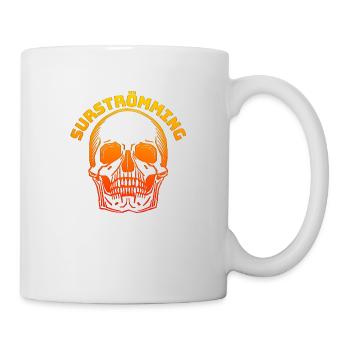 Surströmming skull - Mug - white - Right