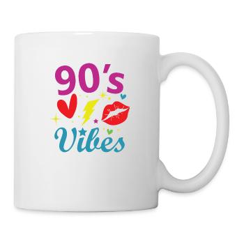 Proverbes des années 1990 Idée cadeau des années 90 - Mug blanc - blanc - Droite