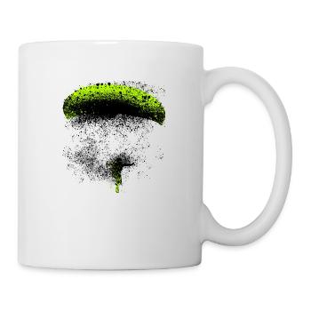 Paraglider Spritzer gelb - Tasse - Weiß - Rechts