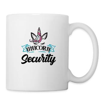 Unicorn security dad mom daughter adult costume ha - Mug blanc - blanc - Droite