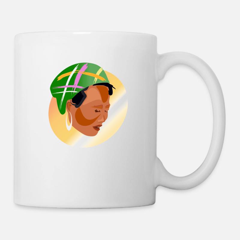 Femme asiatique - Mug blanc - blanc