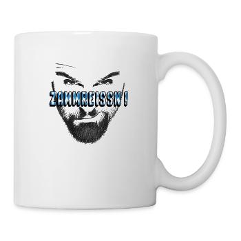 zammreissn bayrisch dialekt - Tasse - Weiß - Rechts