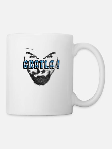 Gratla bayrisch dialekt - Tasse - Weiß