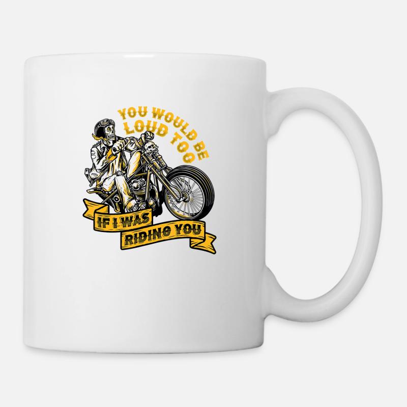 Tu serais bruyant aussi si je te conduisais - Mug blanc - blanc