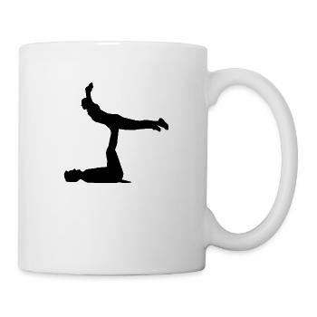 AcroYoga - Frontbird - Tasse - Weiß - Rechts