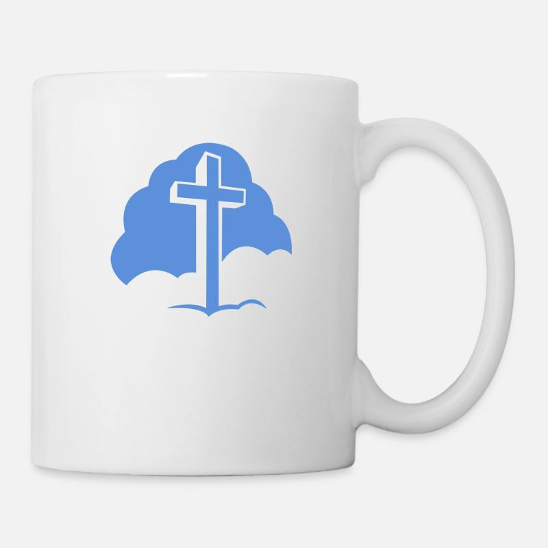Croix de Jésus - Mug blanc - blanc