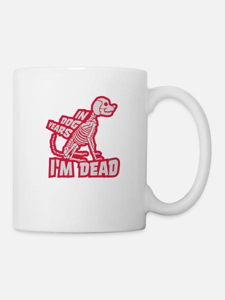 in dog years Dead - Mug - white