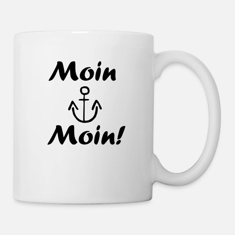 Moin Moin - Tasse - Weiß