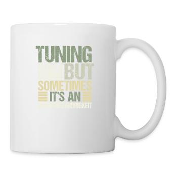 Tuning is not a Crime but Sometimes... - Tasse - Weiß - Rechts
