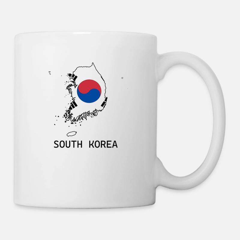 Corée du Sud - Mug blanc - blanc