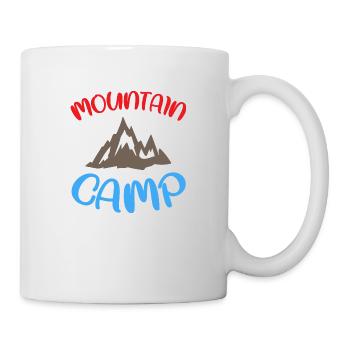 mountain camp - camping life - Mug blanc - blanc - Droite