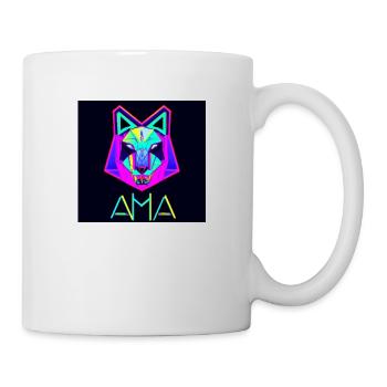 Animal Potrait NEON PopArt - Tasse - Weiß - Rechts