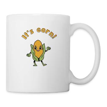 It's corn - a cornstatic design - Mug - white - Right