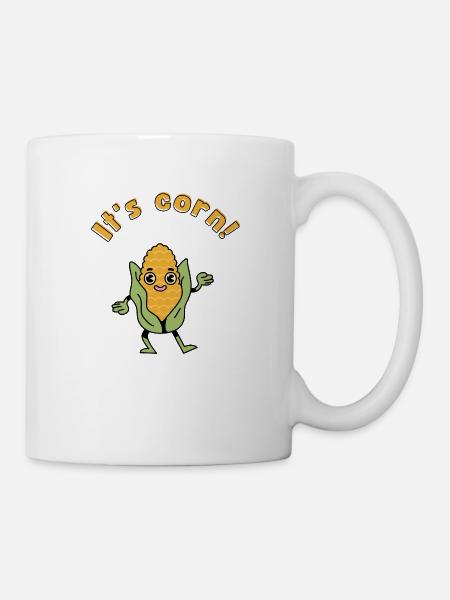 It's corn - a cornstatic design - Mug - white