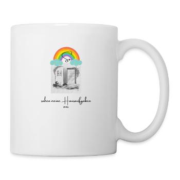 So sahen meine Hausaufgaben aus - Tasse - Weiß - Rechts