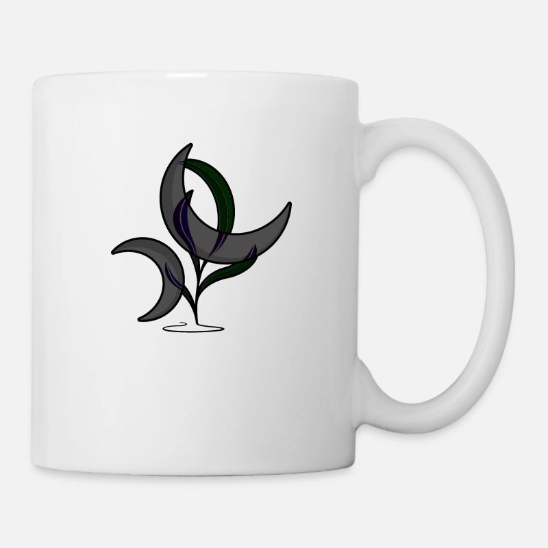 Fleur de lune - Mug blanc - blanc