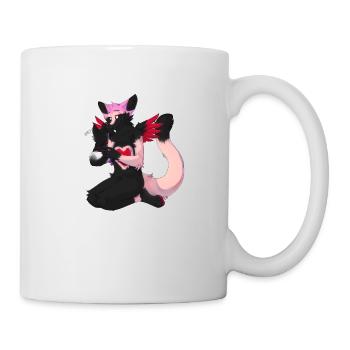 Butterfly mit SmiłeDøg - Tasse - Weiß - Rechts