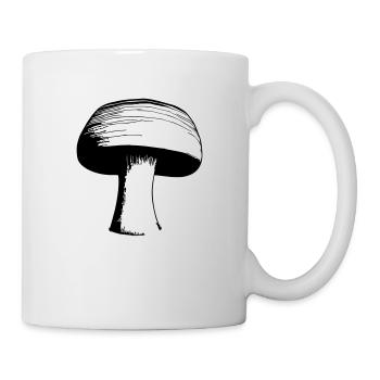 Mushroom Mushrooms Poisonous Mushrooms Mycology Earthy Vector 7 - Mug - white - Right