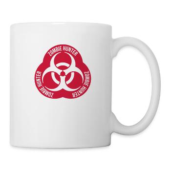 zombie hunter Halloween Zombies - Mug - white - Right