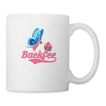 Backfee Konditor Torten Bäckerin - Tasse - Weiß - Rechts