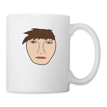 James ("PEOPLE"- Kollektion) - Tasse - Weiß - Rechts