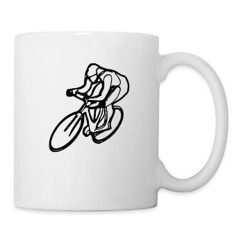 Road Cycling Bicycle Road Bike Rider Gift - Mug - white - Right