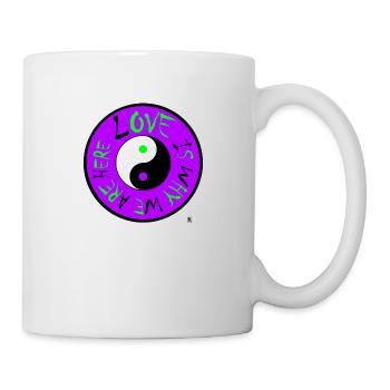 Love is - Mug blanc - blanc - Droite