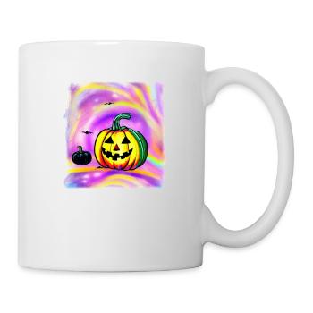 Halloween Spooky Lanterne Citrouille 17 - Mug blanc - blanc - Droite