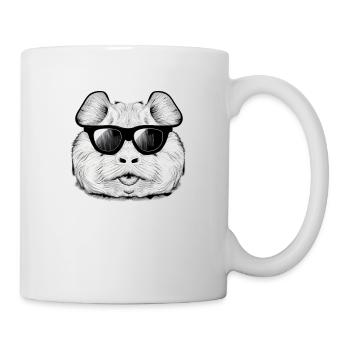 Guinea pig cool sunglasses funny design 18 - Mug - white - Right