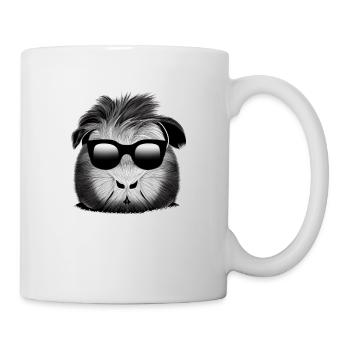 Guinea pig cool sunglasses funny design 8 - Mug - white - Right