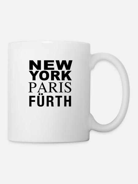 NEWYORK PARIS FÜRTH - Mug - white