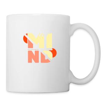 heureux, vie heureuse - Mug blanc - blanc - Droite