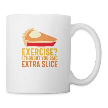 exercise - Funny Turkey - Mug - white - Right