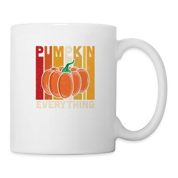 pumpkin everything - Funny Turkey - Mug - white - Right