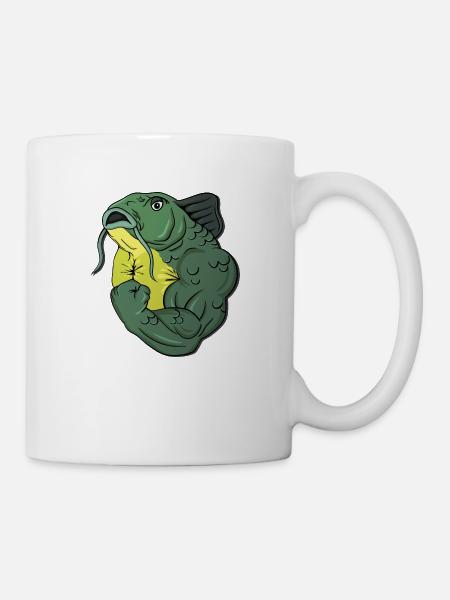 BadassFishing_0 - Mug blanc - blanc